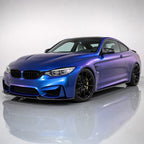Chameleon Blue Purple gloss colored PPF wrapped on a BMW M4 | Veloro