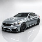 Carbon Fiber Liquid Metallic Aluminum Color PPF gloss colored PPF wrapped on a BMW M4 | Veloro