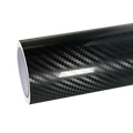 5D Gloss Carbon Fiber Black Car Vinyl Wrap