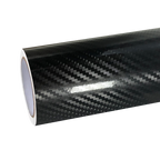 5D Gloss Carbon Fiber Black Car Vinyl Wrap