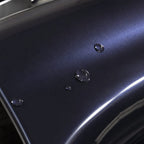 Close-up of Charcoal Blue gloss colored PPF surface texture | Veloro