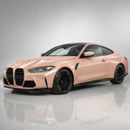 Cherry Blossom Pink gloss colored PPF wrapped on a BMW M4 | Veloro