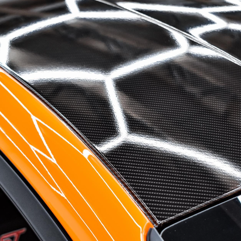 4D Best Carbon Seller - Gloss Black Carbon Fiber Car Vinyl Wrap product image 3 - Veloro carbon fiber vinyl wrap