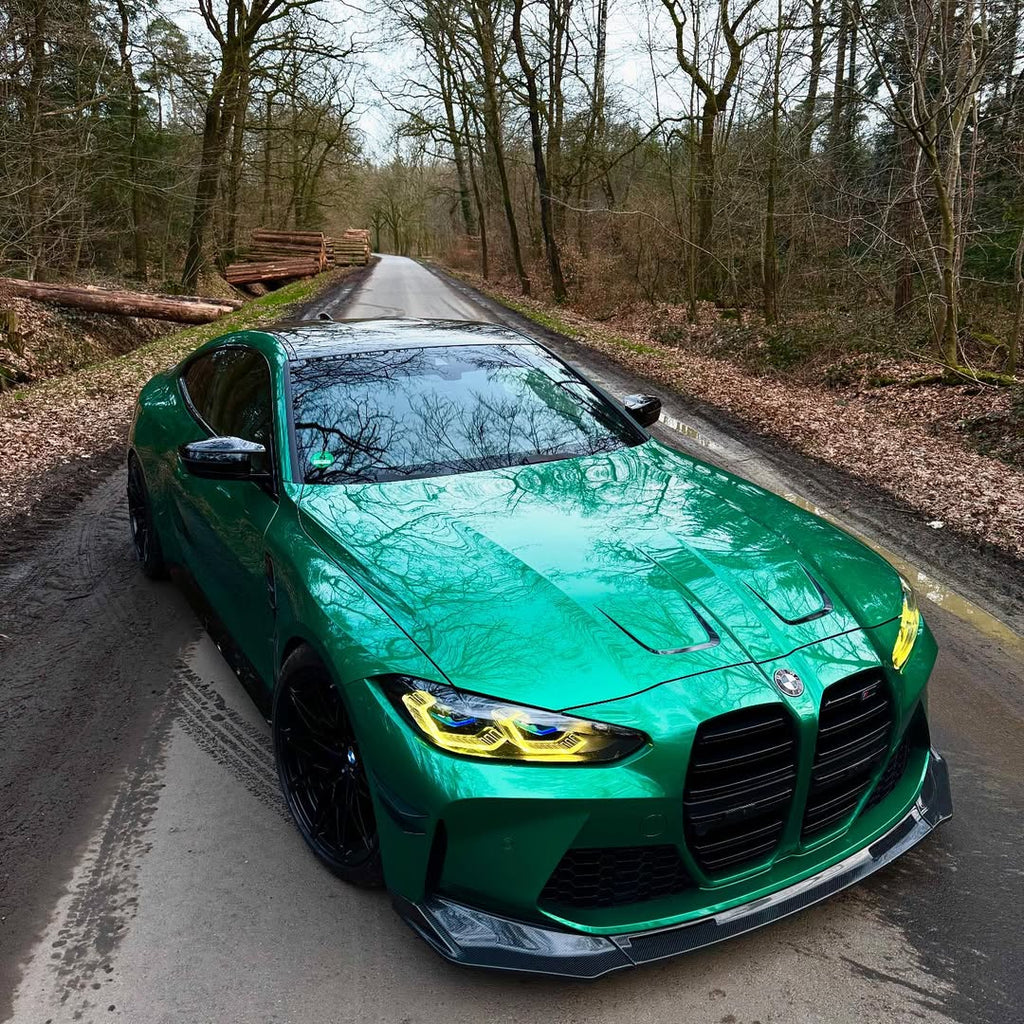 Gloss Metallic Isle Of Man Green Car Vinyl Wrap product image 3 - Veloro metallic vinyl wrap