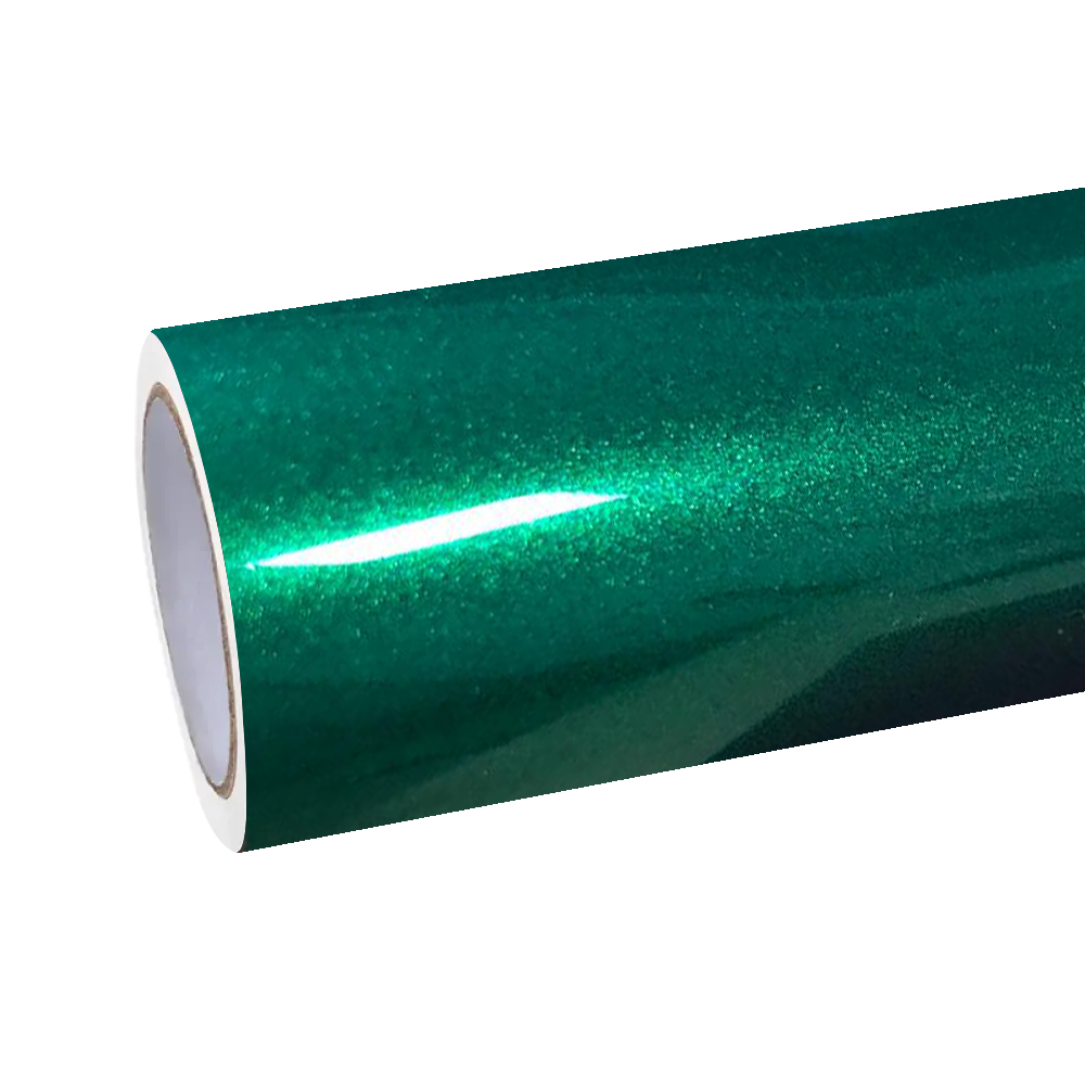 Gloss Metallic Isle Of Man Green Car Vinyl Wrap
