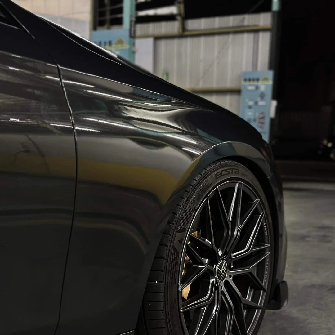 Gloss Metallic Diamond Graphite Grey Car Vinyl Wrap BMW PET product image 10 - Veloro metallic vinyl wrap