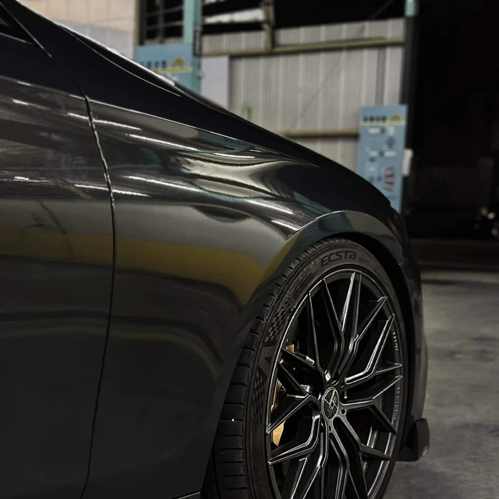 Gloss Metallic Diamond Graphite Grey Car Vinyl Wrap BMW PET product image 10 - Veloro metallic vinyl wrap