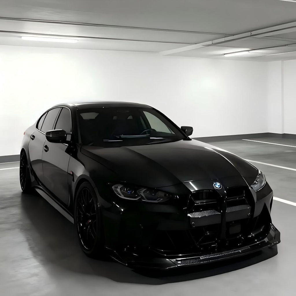 Gloss Metallic Diamond Graphite Grey Car Vinyl Wrap BMW PET product image 3 - Veloro metallic vinyl wrap
