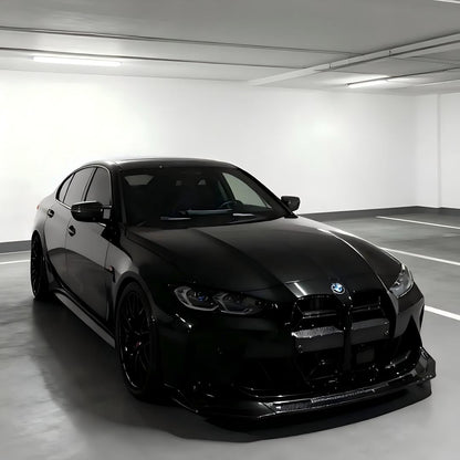 Gloss Metallic Diamond Graphite Grey Car Vinyl Wrap BMW PET product image 3 - Veloro metallic vinyl wrap