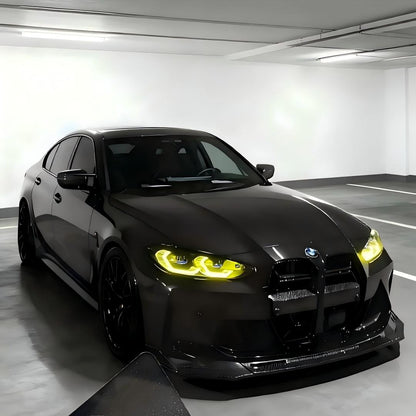 Gloss Metallic Diamond Graphite Grey Car Vinyl Wrap BMW PET product image 2 - Veloro metallic vinyl wrap