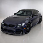 Charcoal Blue gloss colored PPF wrapped on a BMW M4 | Veloro