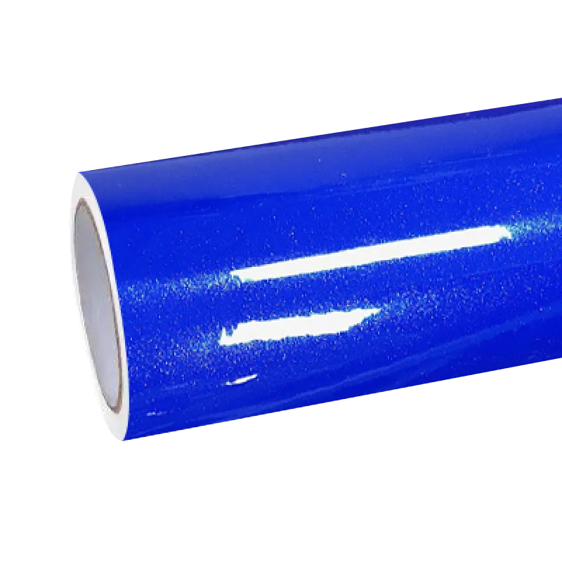 Gloss Metallic Diamond Blue Car Vinyl Wrap