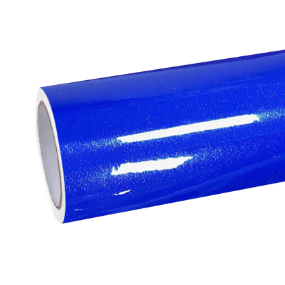 Gloss Metallic Diamond Blue Car Vinyl Wrap