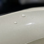 Close-up of Metallic Sparkle Glitter White gloss colored PPF surface texture | Veloro
