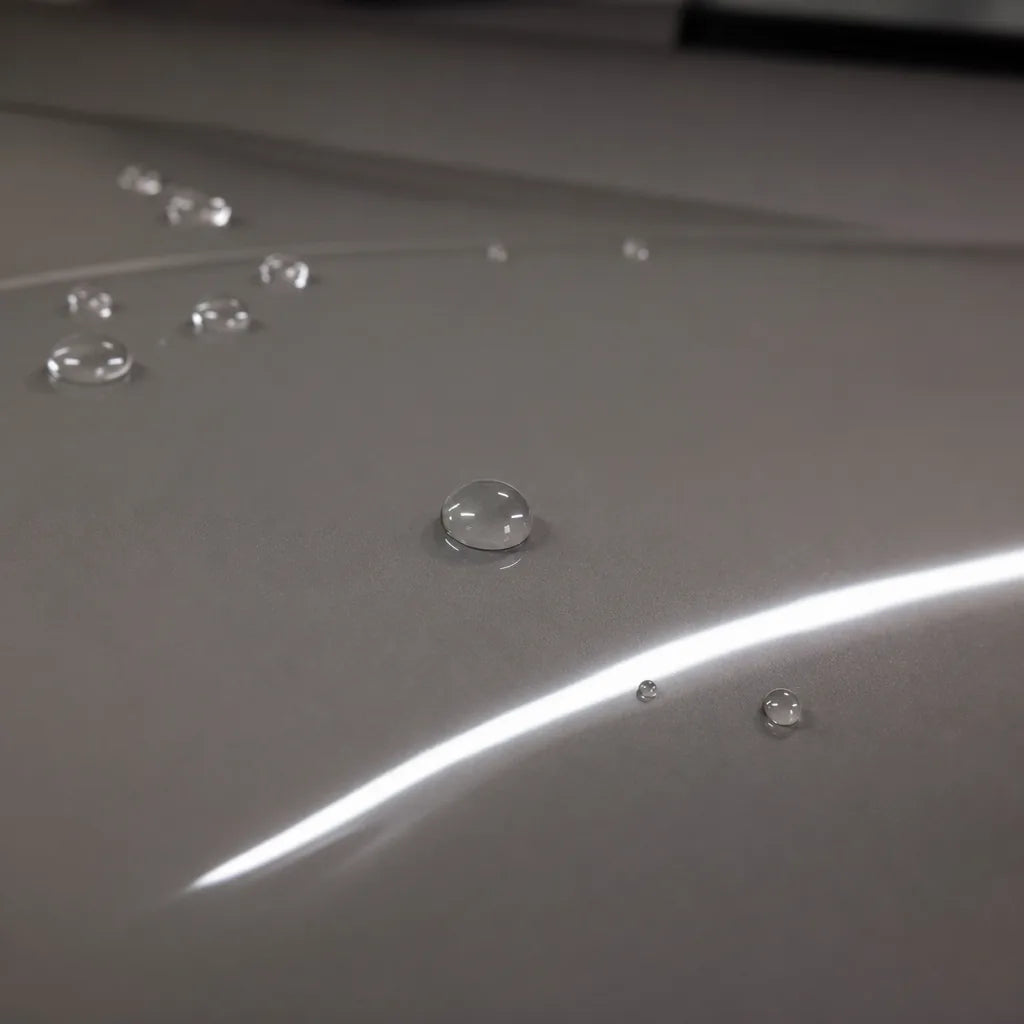 Close-up of Self Healing Nardo Gray PPF gloss colored PPF surface texture | Veloro