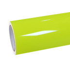 Gloss Acid Green Car Vinyl Wrap PET