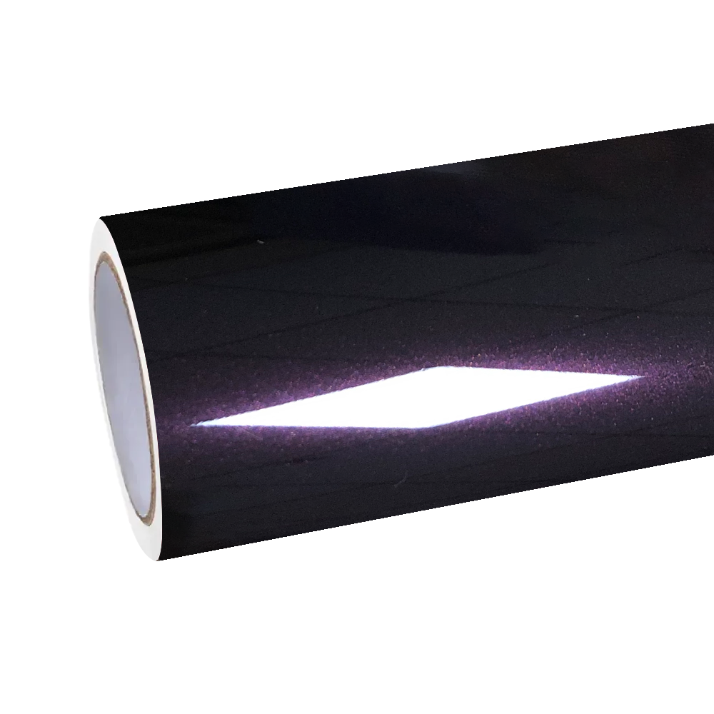 Gloss Amethyst Purple Car Vinyl Wrap Porsche PET