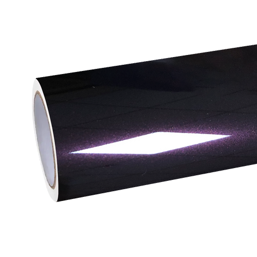 Gloss Amethyst Purple Car Vinyl Wrap Porsche PET
