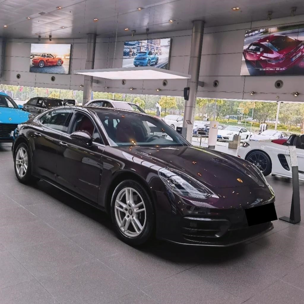 Gloss Amethyst Purple Car Vinyl Wrap Porsche PET product image 3 - Veloro gloss vinyl wrap