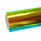 Gloss Ammolite Gem Green Holographic Chrome Laser Car Vinyl Wrap product image 11 - Veloro chrome vinyl wrap