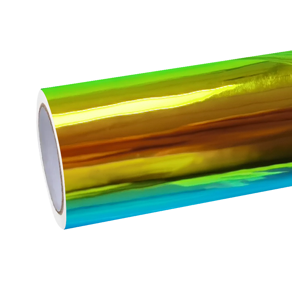 Gloss Ammolite Gem Green Holographic Chrome Laser Car Vinyl Wrap product image 11 - Veloro chrome vinyl wrap