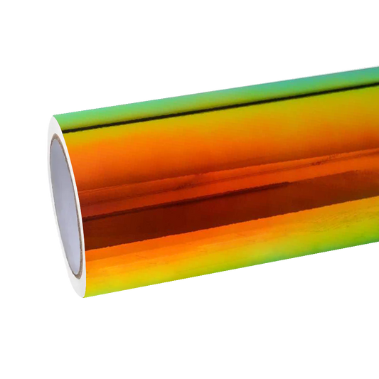 Gloss Ammolite Gem Green Holographic Chrome Laser Car Vinyl Wrap product image 2 - Veloro chrome vinyl wrap