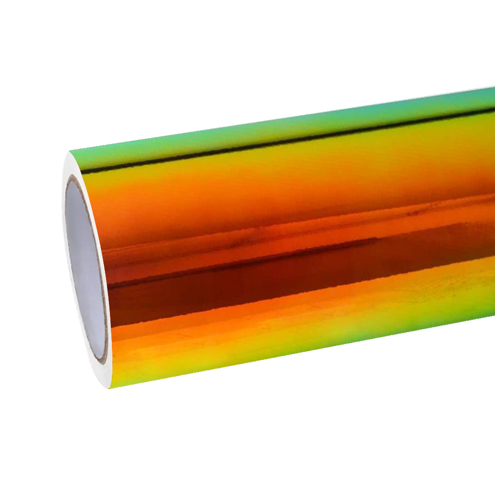 Gloss Ammolite Gem Green Holographic Chrome Laser Car Vinyl Wrap product image 2 - Veloro chrome vinyl wrap
