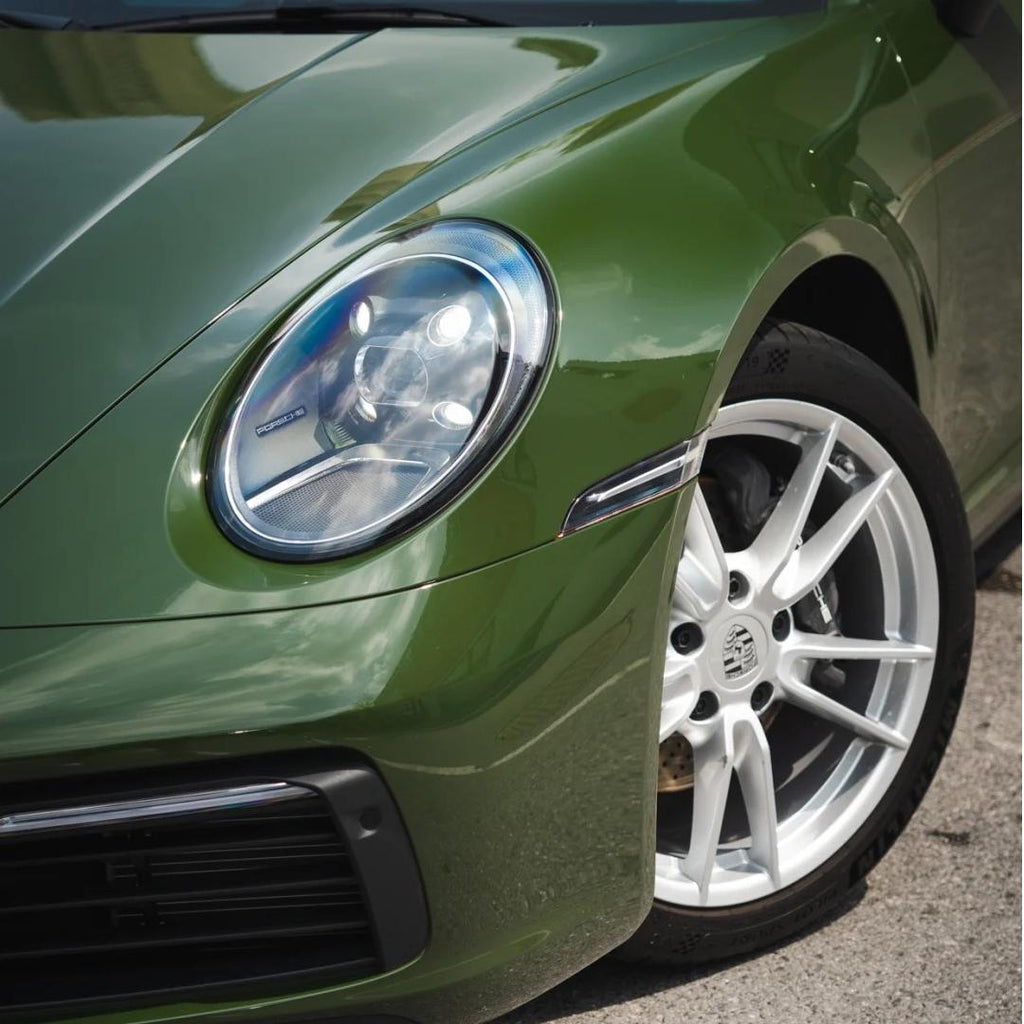 Gloss Anderberg Green Car Vinyl Wrap PET product image 4 - Veloro gloss vinyl wrap