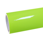 Gloss Apple Green Car Vinyl Wrap PET