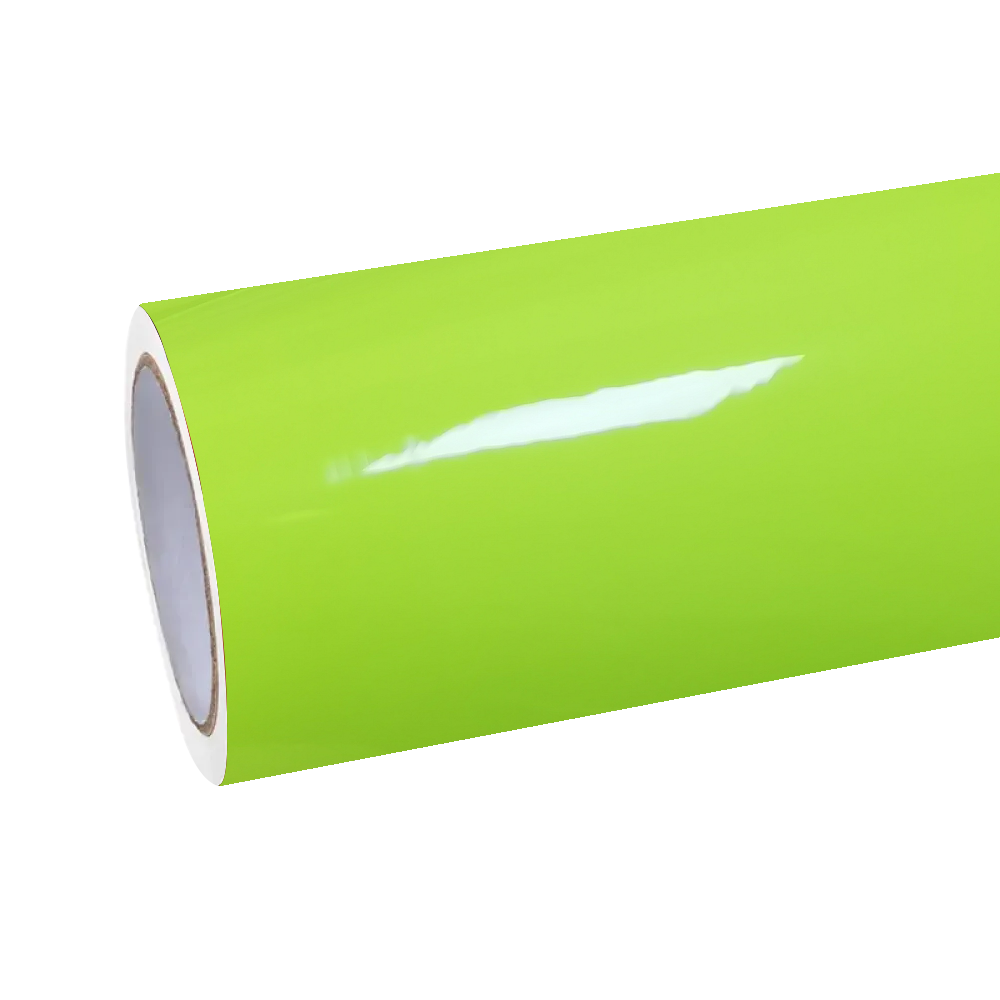 Gloss Apple Green Car Vinyl Wrap PET