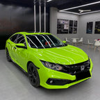Gloss Apple Green Car Vinyl Wrap PET product image 2 - Veloro gloss vinyl wrap
