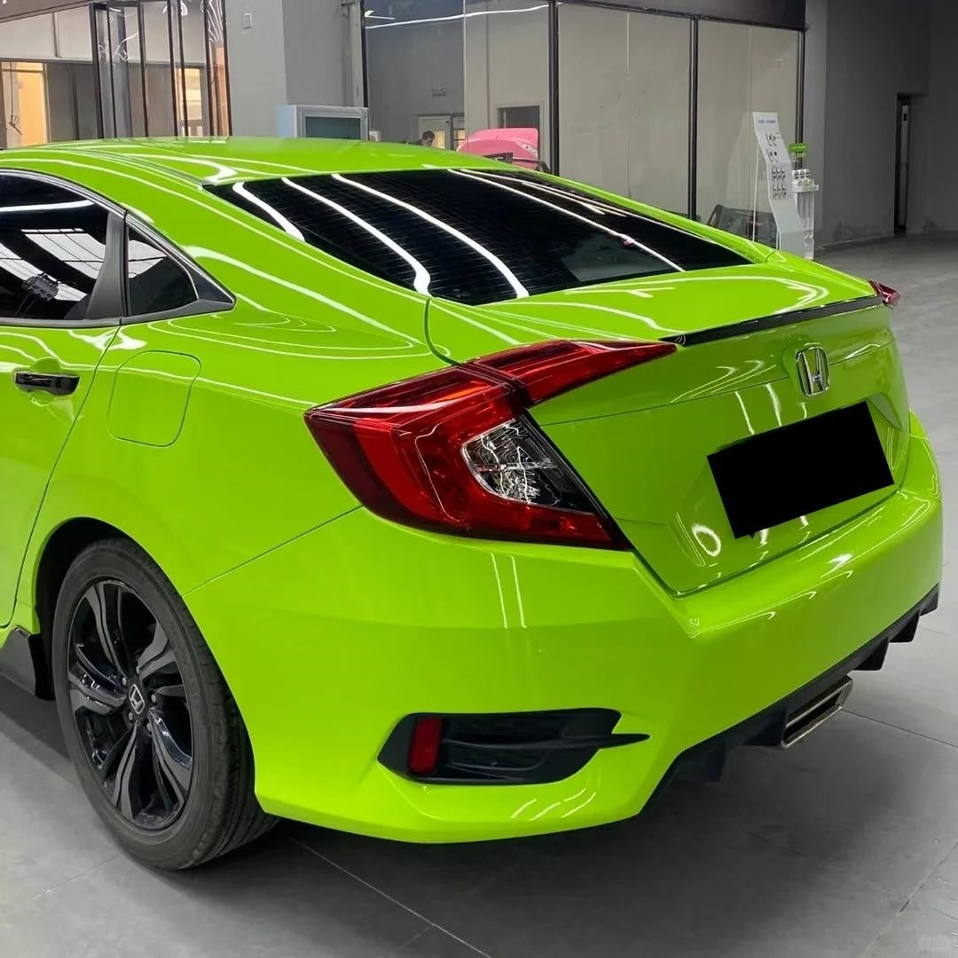 Gloss Apple Green Car Vinyl Wrap PET product image 5 - Veloro gloss vinyl wrap