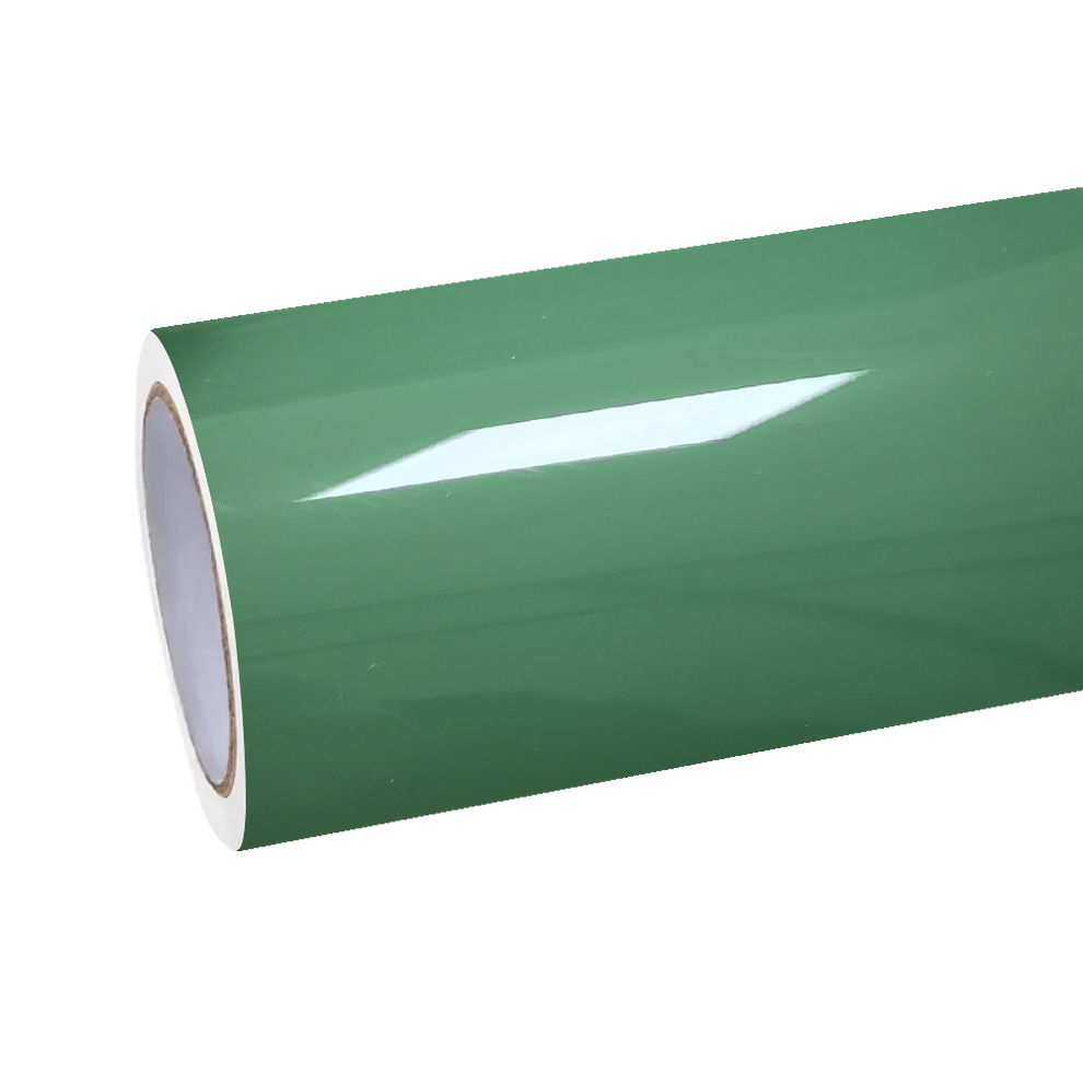 Gloss Porsche Weng Green Car Vinyl Wrap PET