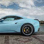 Gloss Baby Blue Car Vinyl Wrap PET product image 8 - Veloro gloss vinyl wrap