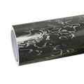 Gloss Black Damascus Carbon Car Vinyl Wrap PET