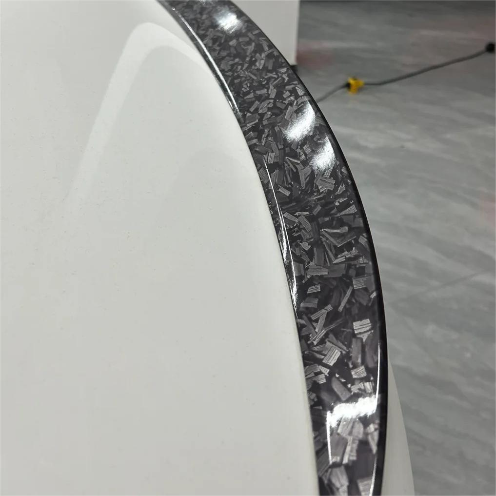 Gloss Black Forged Carbon Car Vinyl Wrap PET product image 6 - Veloro carbon fiber vinyl wrap