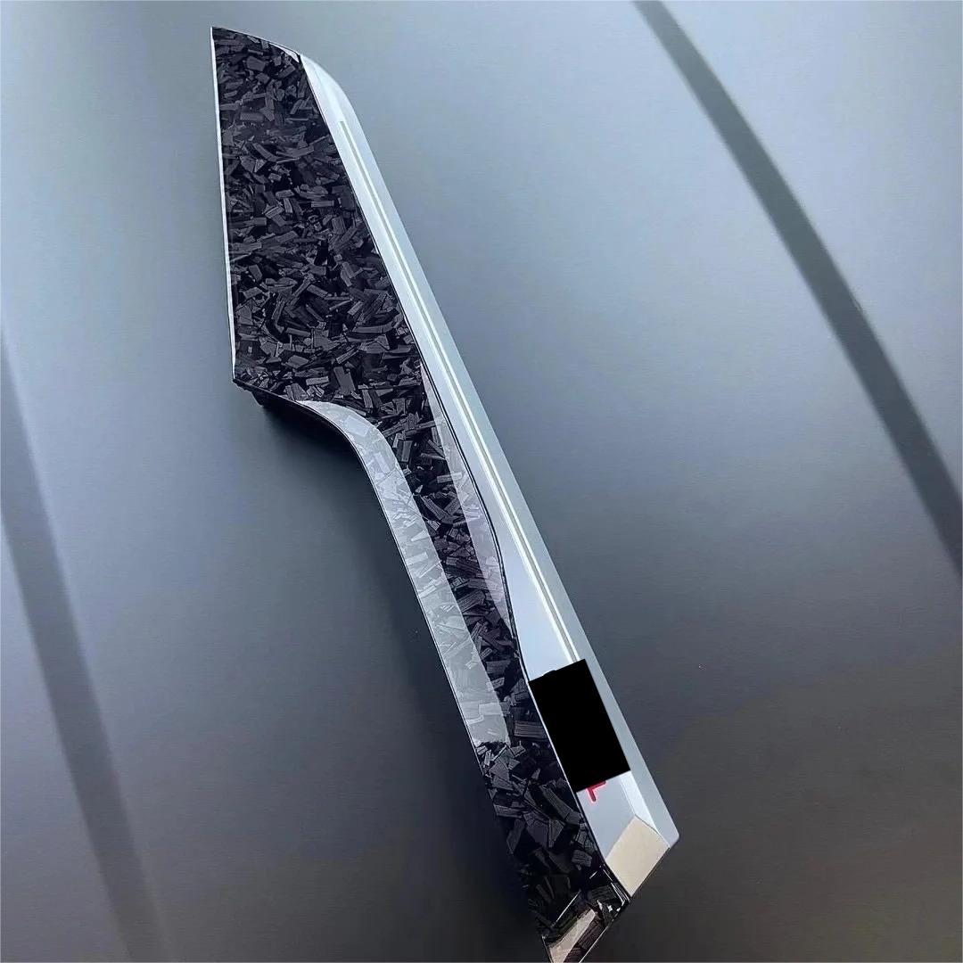 Gloss Black Forged Carbon Car Vinyl Wrap PET product image 7 - Veloro carbon fiber vinyl wrap