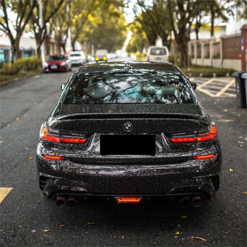 Gloss Black Forged Carbon Car Vinyl Wrap PET product image 5 - Veloro carbon fiber vinyl wrap