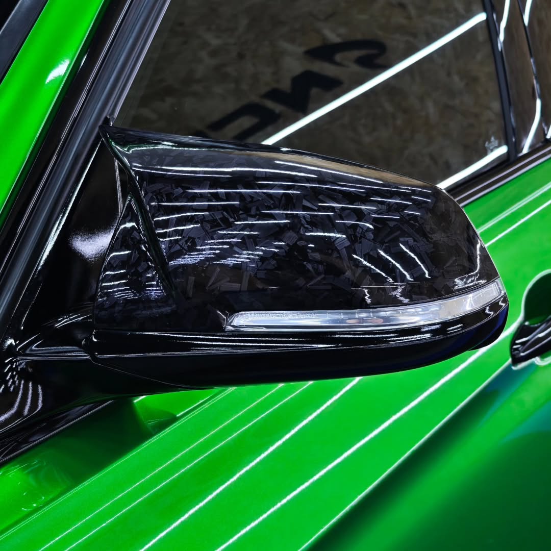 Gloss Black Forged Carbon Car Vinyl Wrap PET product image 12 - Veloro carbon fiber vinyl wrap