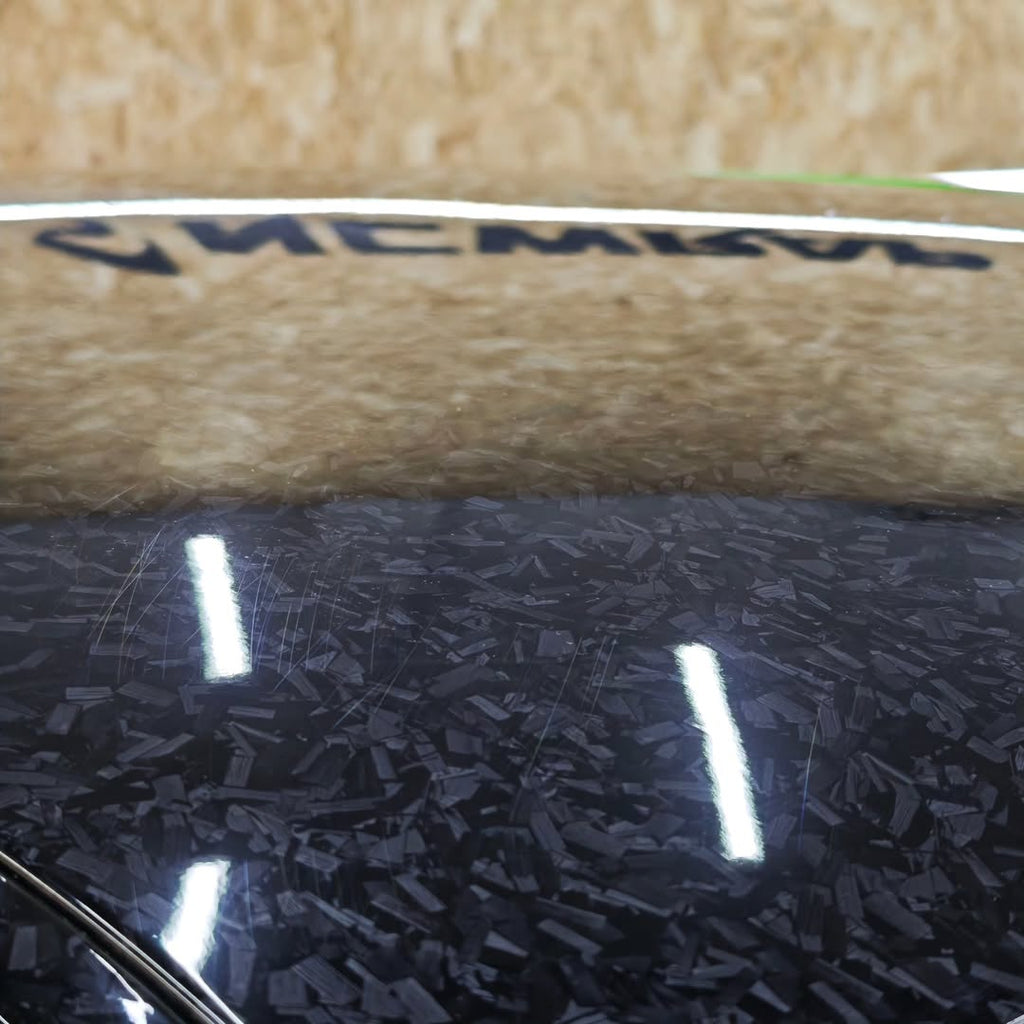 Gloss Black Forged Carbon Car Vinyl Wrap PET product image 11 - Veloro carbon fiber vinyl wrap