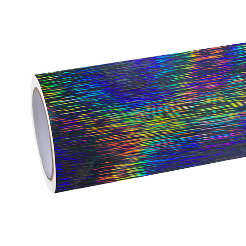 Gloss Black Holographic Chrome Laser Car Vinyl Wrap product image 2 - Veloro chrome vinyl wrap