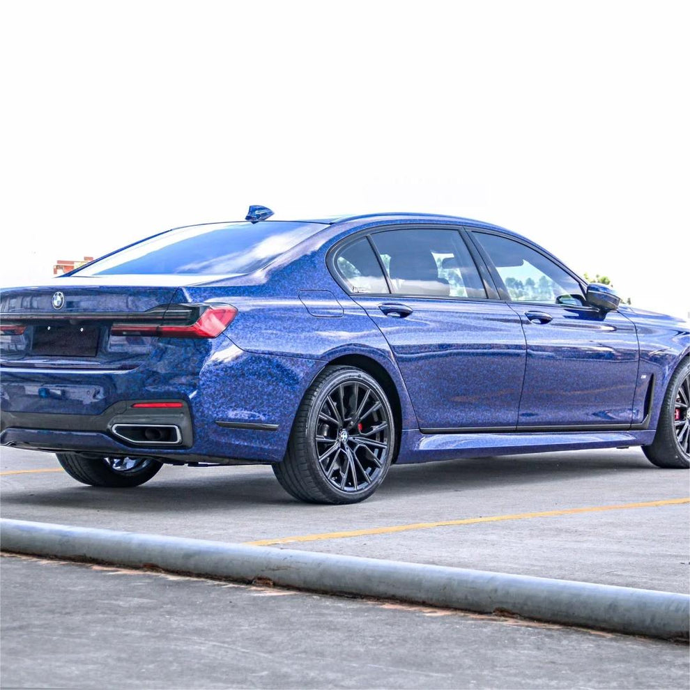 Gloss Blue Forged Carbon Fiber Car Vinyl Wrap PET product image 10 - Veloro carbon fiber vinyl wrap