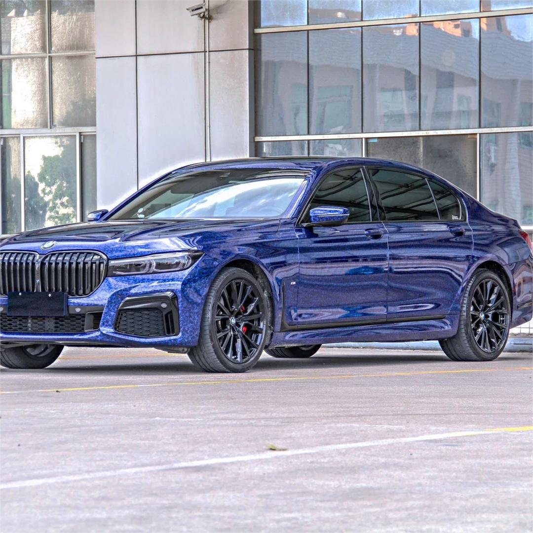Gloss Blue Forged Carbon Fiber Car Vinyl Wrap PET product image 11 - Veloro carbon fiber vinyl wrap