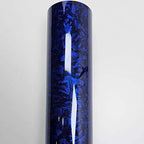 Gloss Blue Forged Carbon Fiber Car Vinyl Wrap PET product image 4 - Veloro carbon fiber vinyl wrap