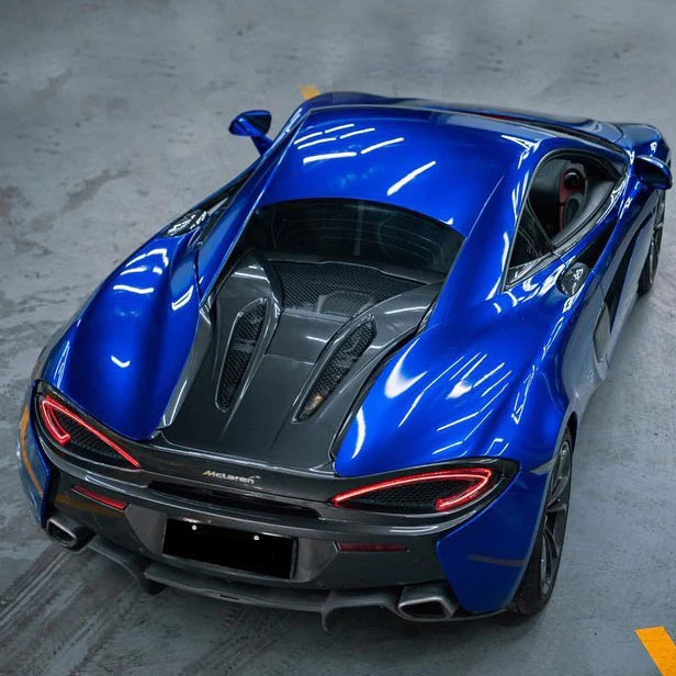 Gloss Metallic Ocean Deep Blue Car Vinyl Wrap PET product image 9 - Veloro metallic vinyl wrap