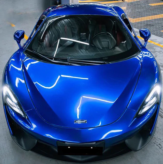 Gloss Metallic Ocean Deep Blue Car Vinyl Wrap PET product image 7 - Veloro metallic vinyl wrap