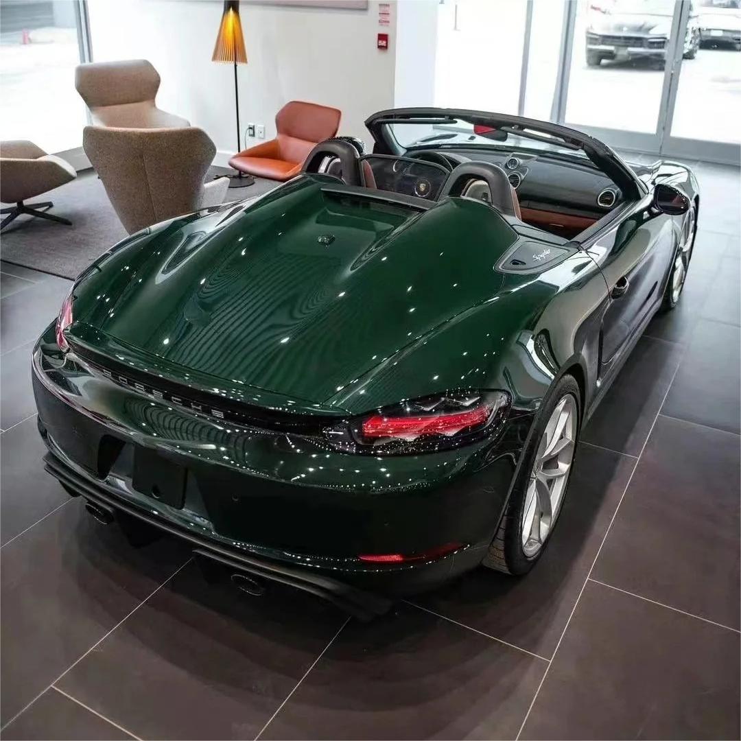 Gloss Brewster Green Car Vinyl Wrap PET product image 7 - Veloro gloss vinyl wrap