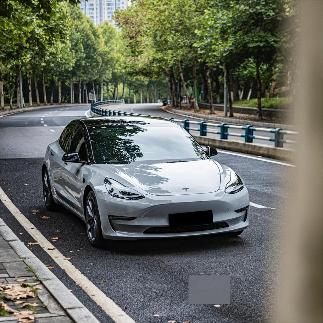 Gloss Brooklyn Grey Car Vinyl Wrap PET product image 9 - Veloro gloss vinyl wrap