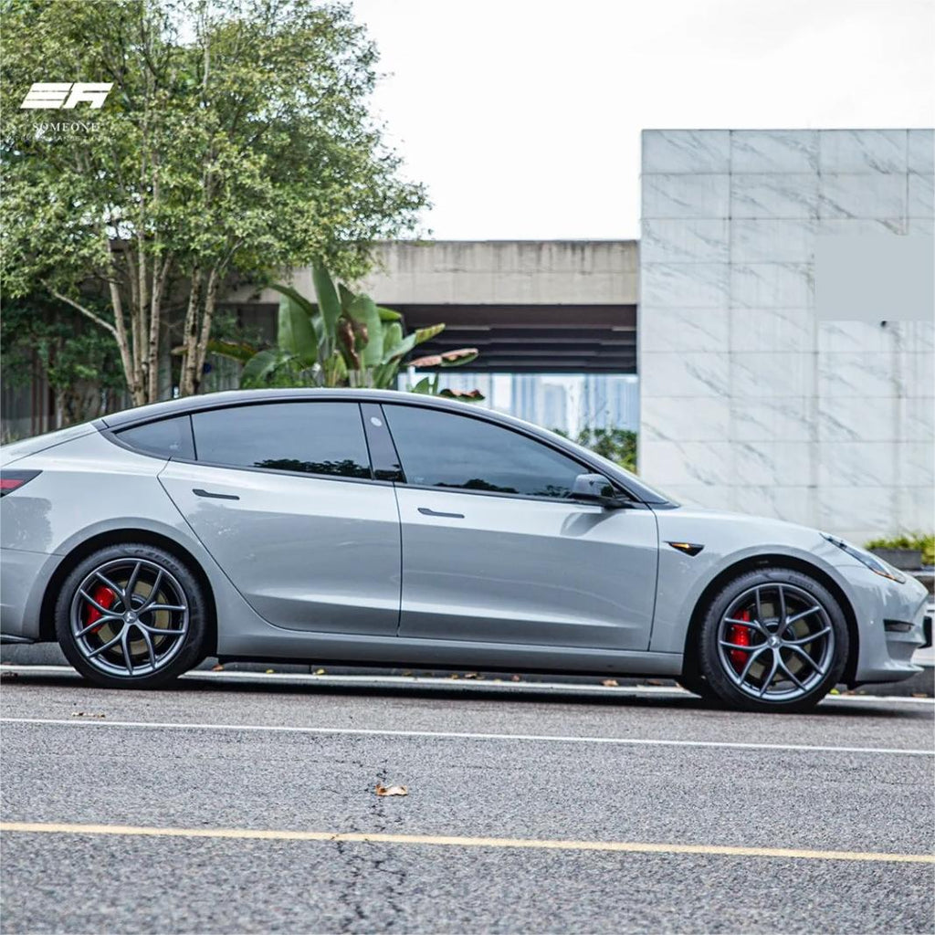 Gloss Brooklyn Grey Car Vinyl Wrap PET product image 12 - Veloro gloss vinyl wrap