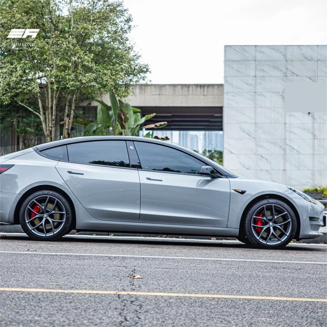 Gloss Brooklyn Grey Car Vinyl Wrap PET product image 12 - Veloro gloss vinyl wrap